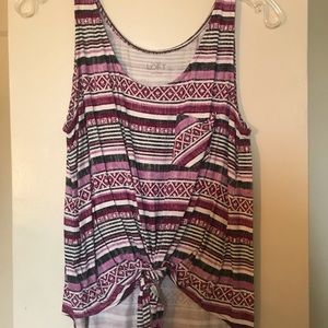 LOFT tie front tank